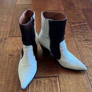Jeffrey Campbell X FP Cow Print Boots